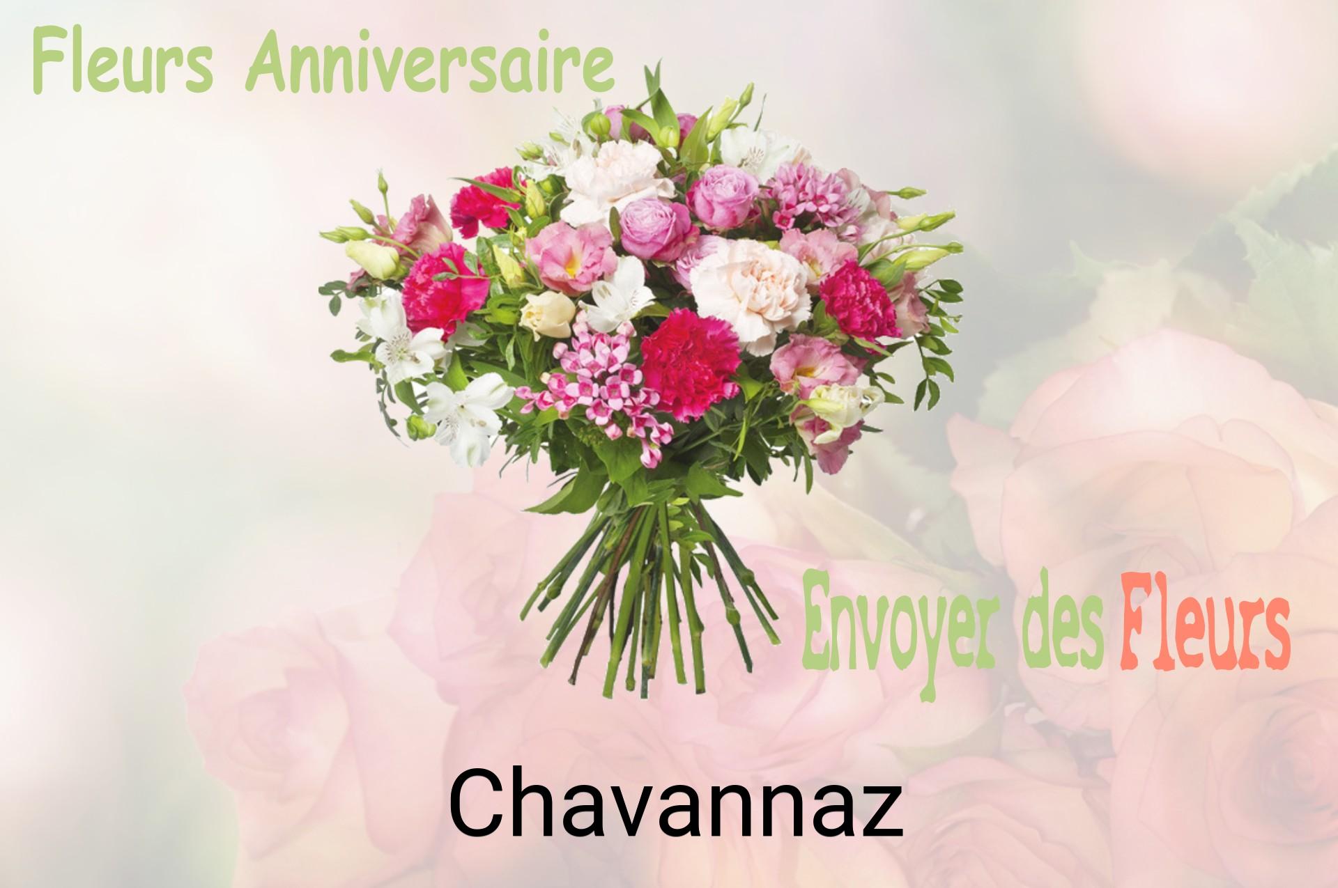 Bouquet de fleurs d’anniversaire livré à Chavannaz